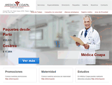 Tablet Screenshot of medicacoapa.com